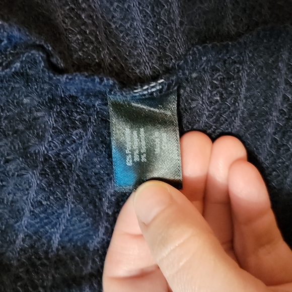 Lane Bryant short sleeve cardigan. Navy blue color - Picture 3 of 3